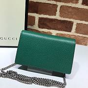 Gucci Dionysus Leather Super Mini Green Bag - 476432 - 16.5x10x4.5cm - 2