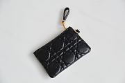 Dior Caro Multifunctional Pouch Black - 18.5x12x7.5cm - 2