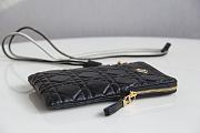 Dior Caro Multifunctional Pouch Black - 18.5x12x7.5cm - 3