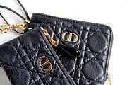 Dior Caro Multifunctional Pouch Black - 18.5x12x7.5cm - 5