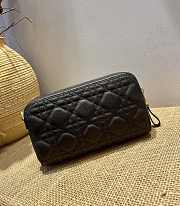 Dior Caro Double Pouch Black - 19x 10.5 x 5 cm - 2