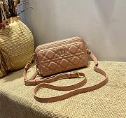 Dior Caro Double Pouch Warm Taupe - 19x 10.5 x 5 cm - 6