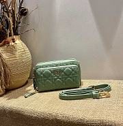 Dior Caro Double Pouch Mint - 19x 10.5 x 5 cm - 1