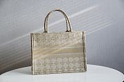  Christian Dior Book Tote Cannage Embroidered - 36.5x28x17.5cm - 3