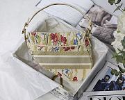 Dior Saddle Hibiscus Bag - 25.5 x 20 x 6.5 cm - 3