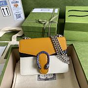 Gucci Dionysus Mini Orange And White Grainy Leather - 421970 - 20x15.5x5cm - 1