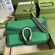 Gucci Dionysus Small Green Leather Bag - 28x17x9cm - 2