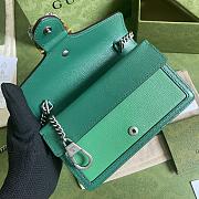 Gucci Dionysus Super Mini  Emerald Green Leather Bag - 16.5x10x4.5cm - 3