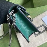 Gucci Dionysus Super Mini  Emerald Green Leather Bag - 16.5x10x4.5cm - 4