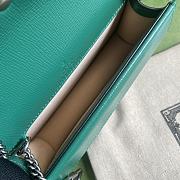 Gucci Dionysus Super Mini  Emerald Green Leather Bag - 16.5x10x4.5cm - 5