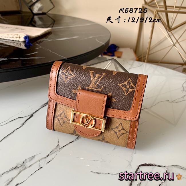 Louis Vuitton Dauphine Compact Wallet - M68725 -  12 x 2 x 9cm - 1