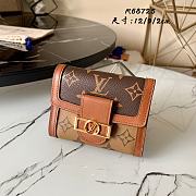 Louis Vuitton Dauphine Compact Wallet - M68725 -  12 x 2 x 9cm - 1