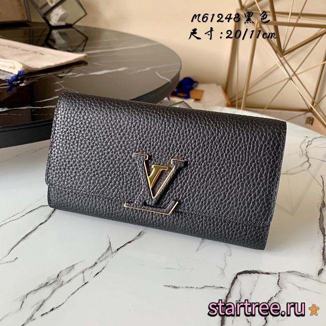Louis Vuitton Portefeiulle Capucines wallet Purse- M61248 - 20 x 11 cm - 1