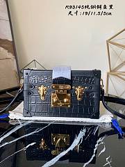 Louis Vuitton Petite Black Malle Bag - N93144 - 19x11.5x5cm - 1