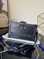 Louis Vuitton Petite Black Malle Bag - N93144 - 19x11.5x5cm - 3