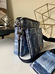 Louis Vuitton Trio Messenger Blue Bag - N50068 - 24×15 cm - 6