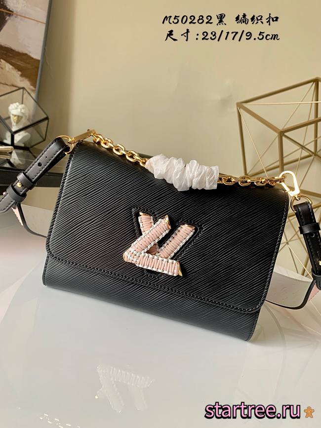 Louis Vuitton Twist MM Noir- M57667 - 23 x 17 x 9.5 cm - 1