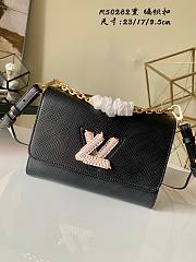 Louis Vuitton Twist MM Noir- M57667 - 23 x 17 x 9.5 cm - 1