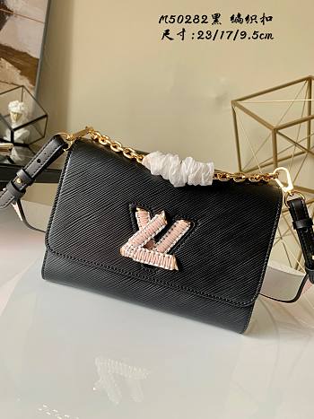 Louis Vuitton Twist MM Noir- M57667 - 23 x 17 x 9.5 cm