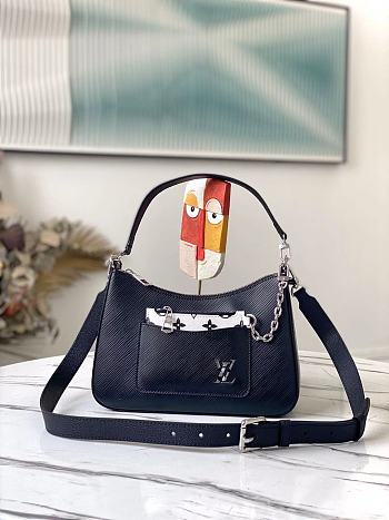 Louis Vuitton | Marelle Epi Black Leather Handbag M80689 