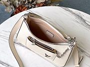 Louis Vuitton | Marelle Epi Quartz White Leather Handbag M80688  - 4