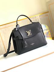 Louis Vuitton Lockme Ever MM Black Leather - M51395 - 33.5 x 21.5 x 14.5cm - 3