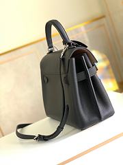Louis Vuitton Lockme Ever MM Black Leather - M51395 - 33.5 x 21.5 x 14.5cm - 5