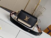 Louis Vuitton Lockme Tender Black cross-body bag - M58557 - 19 x 13 x 8 cm - 3