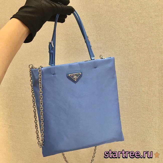 Prada Nylon Blue handbag - 23x22cm - 1