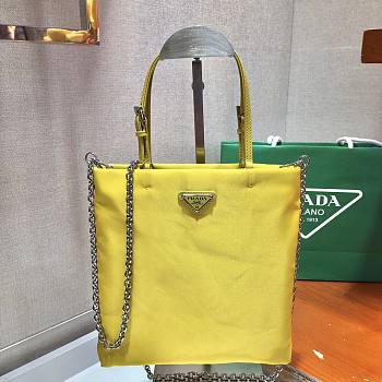 Prada Nylon Yellow Handbag- 1BA252 - 23x22cm