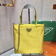 Prada Nylon Yellow Handbag- 1BA252 - 23x22cm - 6