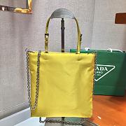 Prada Nylon Yellow Handbag- 1BA252 - 23x22cm - 2