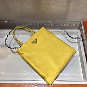 Prada Nylon Yellow Handbag- 1BA252 - 23x22cm - 5