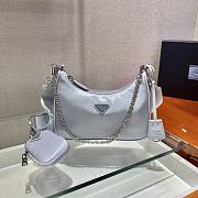 Prada Re-Edition 2005 Nylon Light Blue Bag - 1BH204 - 22x12x6cm - 1