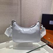 Prada Re-Edition 2005 Nylon Light Blue Bag - 1BH204 - 22x12x6cm - 5