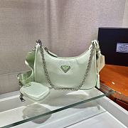 Prada Re-Edition 2005 Nylon Aqua Bag - 1BH204 - 22x12x6cm - 1