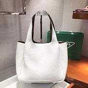 Prada Dynamique Leather White/Caramel Handbag - 1BG335 - 25x21.5x14cm - 3