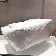 Prada Dynamique Leather White/Caramel Handbag - 1BG335 - 25x21.5x14cm - 4