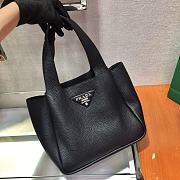 Prada Dynamique Leather Black Handbag - 1BG335 - 25x21.5x14cm - 4