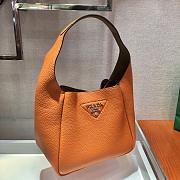 Prada Leather Papaya Caramel Handbag - 1BC127 - 23x21x13cm - 5