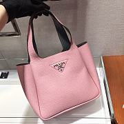 Prada Dynamique Leather Pink Handbag - 1BG335 - 25x21.5x14cm - 4