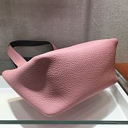 Prada Dynamique Leather Pink Handbag - 1BG335 - 25x21.5x14cm - 2