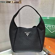 Prada Leather Black Handbag - 1BC127 - 23x21x13cm - 1