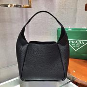 Prada Leather Black Handbag - 1BC127 - 23x21x13cm - 4