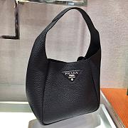 Prada Leather Black Handbag - 1BC127 - 23x21x13cm - 2