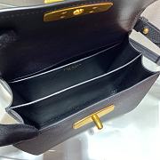 Prada Saffiano Leather Black Symbole Bag - 1BD270 - 20x14x7cm - 6