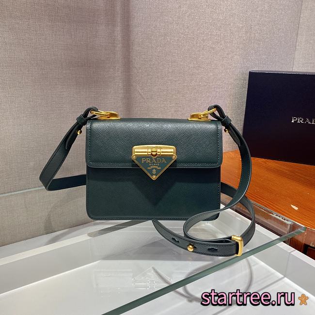 Prada Saffiano Leather Symbole Bag - 1BD270 - 20x14x7cm - 1