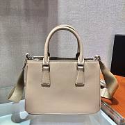 Prada Galleria Saffiano Cameo Beige Leather Mini Bag - 1BA296 - 23x16.5x10cm - 6