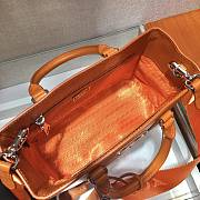 Prada Galleria Saffiano Papaya Caramel Leather Mini Bag - 1BA296 - 23x16.5x10cm - 3