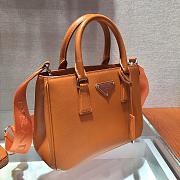 Prada Galleria Saffiano Papaya Caramel Leather Mini Bag - 1BA296 - 23x16.5x10cm - 5